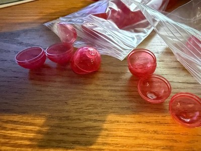 Less Lethal Shell halves .68 cal Plastic YOU_FILL Shell halves Makes 50 Balls