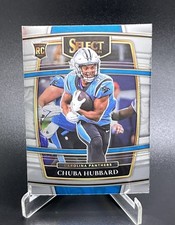 2021 Panini Select - Concourse Chuba Hubbard #76 (RC)