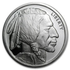 5 oz Silver Round - Buffalo