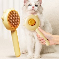 Katzenbürste Massage Haarentfernung Hundebürste Fellpflege Bürste Selbstreinigen