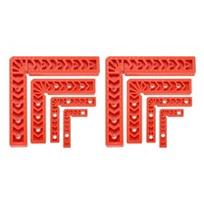 8Pcs Corner Clamp 90 Degree Right 3/4/6/8 Inch Angle Clamp Set, Orange