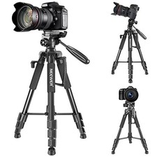Neewer Portable 56 inches/142 centimeters Aluminum Camera Tripod with 3-Way -