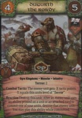 Dugurth the Rowdy - FOIL - WC Promo & verschiedene - WarCry CCG
