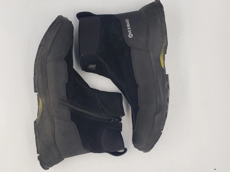 NUEVO SIN CAJA Icebug Metro2 Hombres Talla 9 Bugrip Negro Zapatos Gamuza Superior ¡BONITO!! Foto 2 de 4