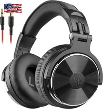 Oneodio Wired DJ Hi-Res Over-Ear Headphones for PC, Keyboard Guitar - Black