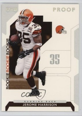2006 Playoff NFL Playoffs Silver Proof 31/250 Jerome Harrison #122 Rookie RC oo0