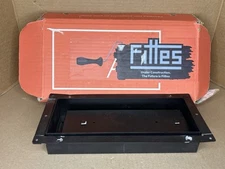 FITTES Flush Floor Vent 4 x 10 - Black Original Box NO Mounting Screws Pre-owned