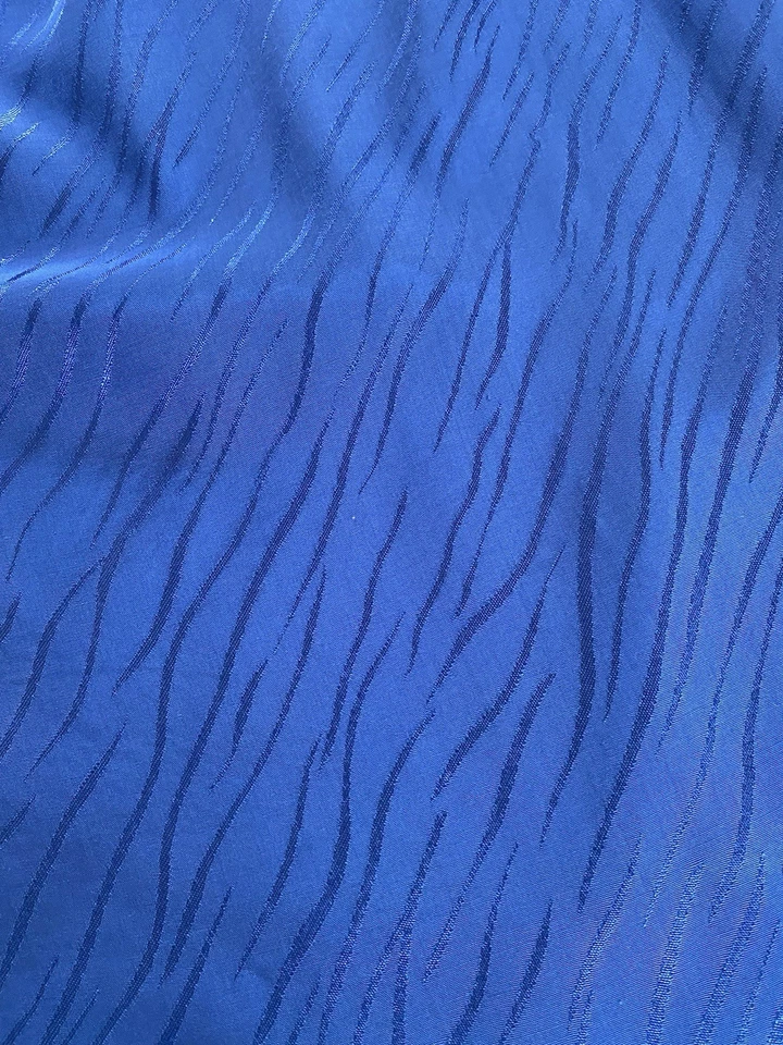 ZARA SKIRT WOMENS SZ SMALL 10 AUTUMN COBALT BLUE SILKY FEEL MIDI WRAP 36” LENGTH - Image 3 of 4