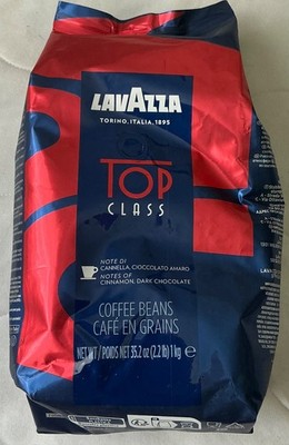 Lavazza Top Class Coffee Beans Cinnamon & Dark Chocolate 2.2 LB Bag 100% Natural