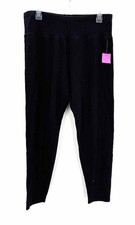 Size L Eileen Fisher Black Leggings