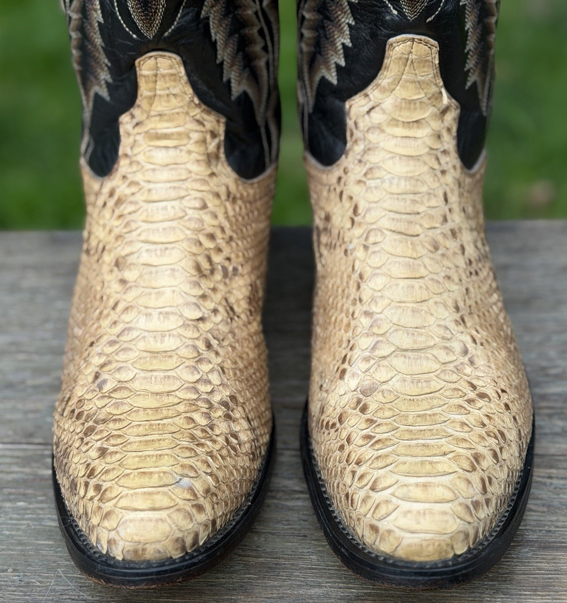 Dan Post Manning Python Snakeskin Western Cowboy … - image 3
