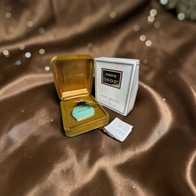 Vtg Jean Patou 1000 Eau de Parfum 7.5 ml Numbered Edition Jadeite Bottle NIB
