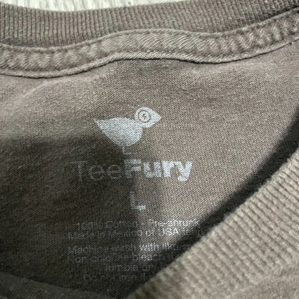 Camiseta Final Fantasy VIII 8 Adulto Grande Marrón Manga Corta Gráfica Juegos Y2K Hombres Foto 4 de 4