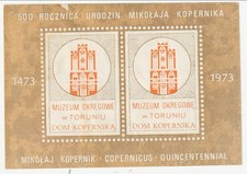 Poland - 500th Anniversary of the Birth of Nicolaus Copernicus sheetlet 1973