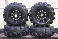 HONDA FOREMAN 400 25" EXECUTIONER ATV TIRE- ITP BLACK ATV WHEEL KIT SRAD