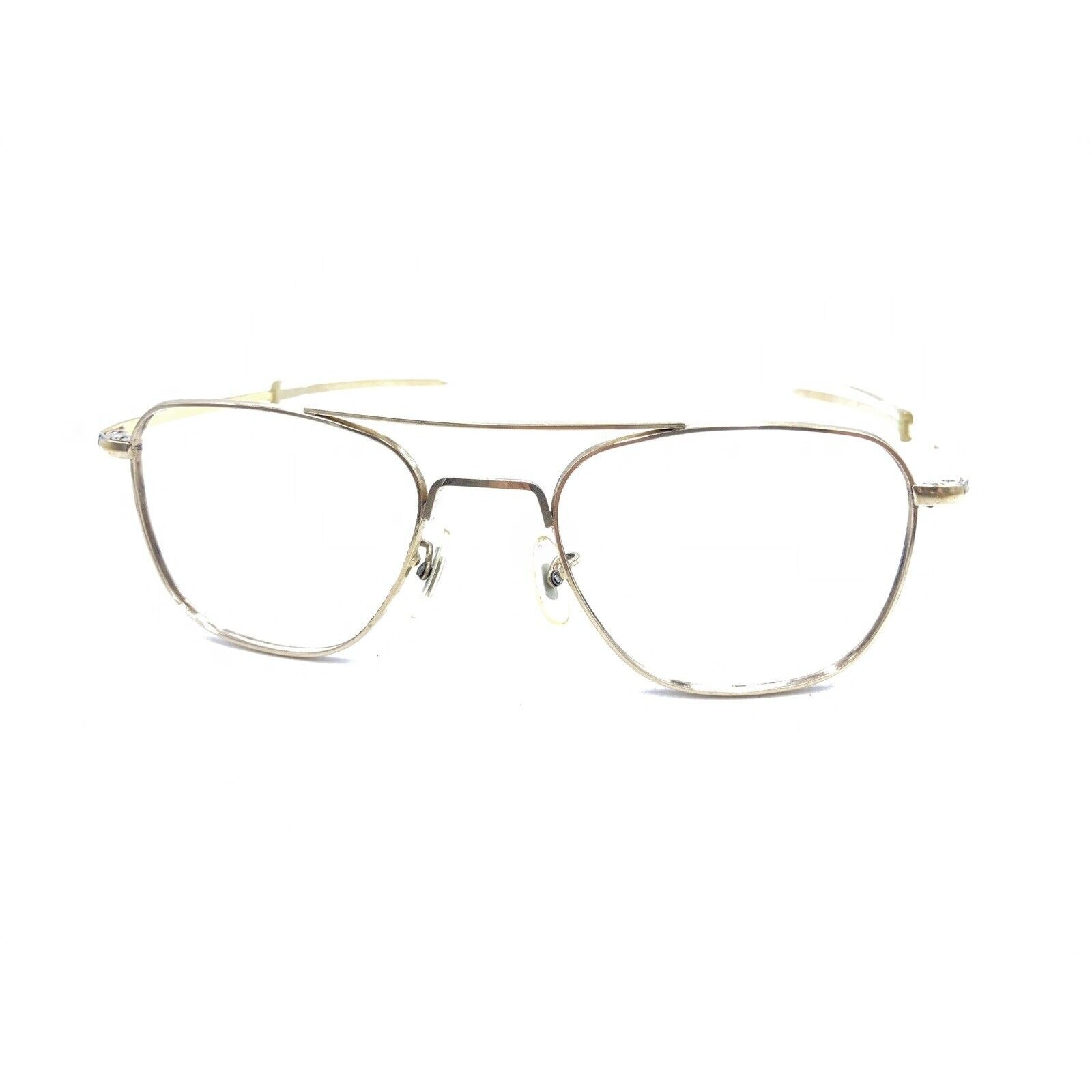 Randolph Engineering Gold Square Aviator Sunglass… - image 8