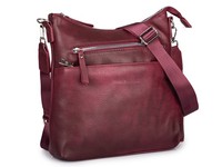 Jennifer Jones Damen UmhäNgetasche Schultertasche Mittel Kunstleder Alltag Rot