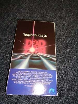 Stephen King's The Dead Zone VHS Christopher Walken; Cronenberg; Acceptable