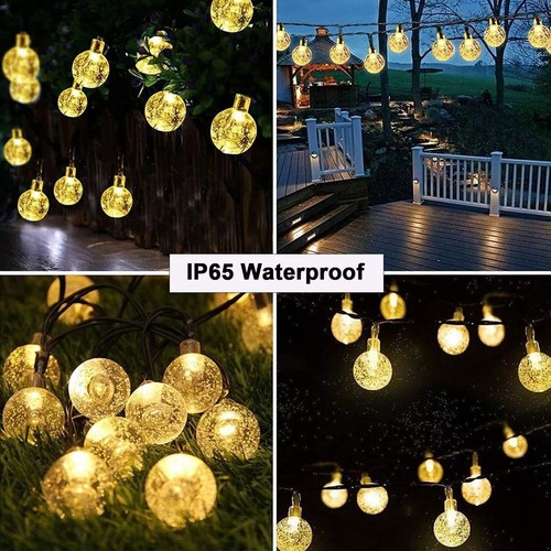 2X Solar Power 30LED String Light Garden Path Yard Decor Lamp Outdoor Waterproof - Picture 11 of 14