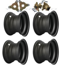 6'' 78mm Rim Wheel Axle Hub for 145x70-6'' Golf Cart ATV Quad Go Kart 4 Wheelers