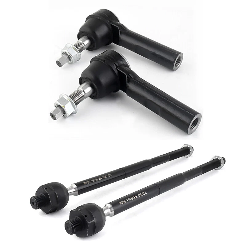 RWD 4pc Front Inner & Outer Tie Rod Ends for 2005 - 2010 Dodge Charger Magnum - Image 4 of 4