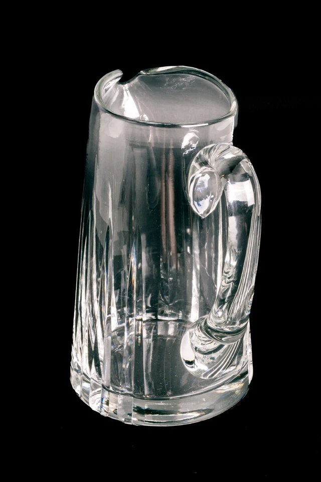 Soho By Reed & Barton (?) Jarro com cabo de vidro cristal corte chumbo 28 oz, ~7” - Imagem 4 de 4