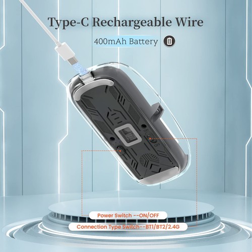 ZIYOULANG Silent Wireless Gaming Mouse Multi-Colour Backlit Rechargeable - Picture 70 of 81