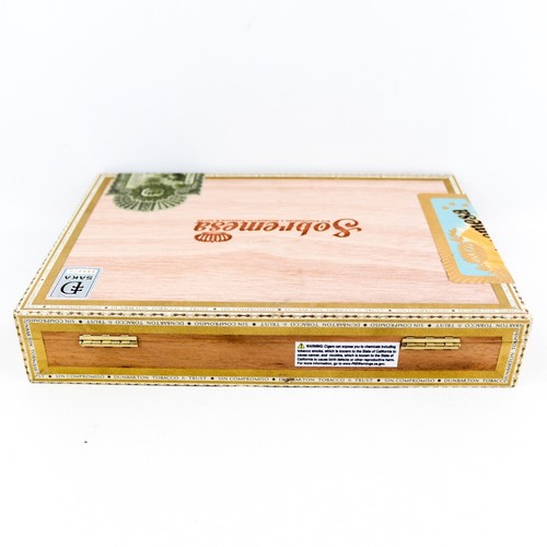Caja de cigarros de madera vacía "roja" Sobremesa Solita 10,5" x 7,25" x 1,75" - Imagen 7 de 12