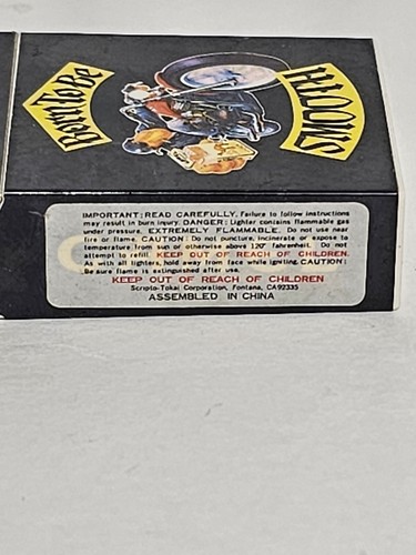 Accendino vintage 1994 RJ Renolds Motorcycle Joe Camel Born To Be Smooth Biker - Foto 7 di 9
