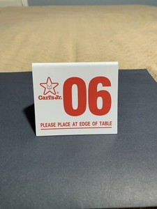 Carls Jr Table Number | eBay