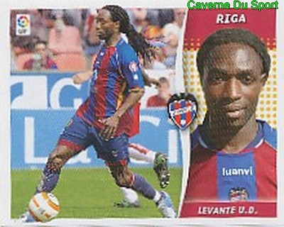 194 RIGA MUSTAPHA GHANA LEVANTE UD STICKER LIGA ESTE 2007 PANINI