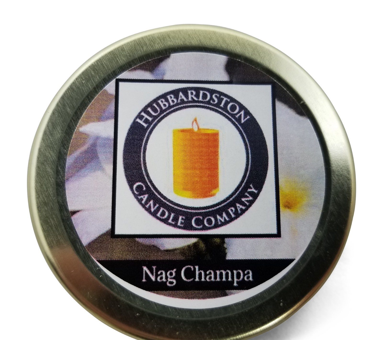 Nag Champa Scented 100 Percent  Beeswax Jar Candle, 12 oz  