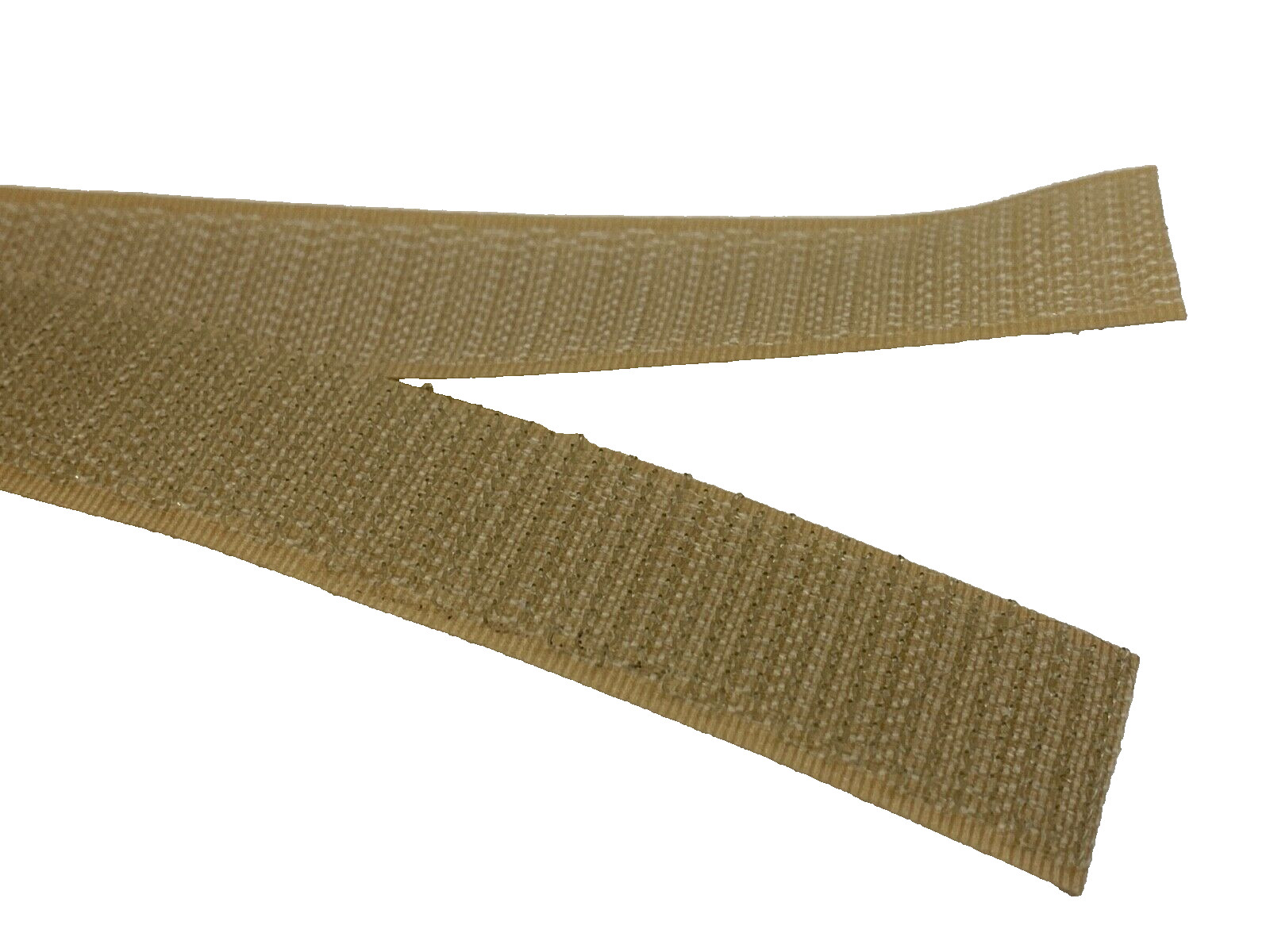 .75 INCH VELCRO® Brand HOOK Fastener- Sew On Mil-Spec Military tape SANDSTONE