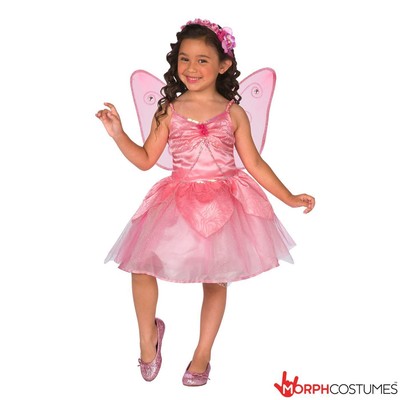 pink wings party gown