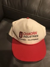 OSBORN INDUSTRIES CRANES PLATFORMS SNAPBACK HAT CAP