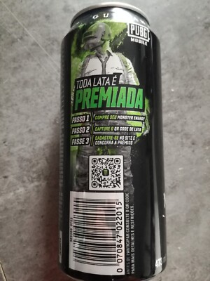 Monster Dose PUBG Mobile Promo Can Empty Leer Energy drink Brasilien