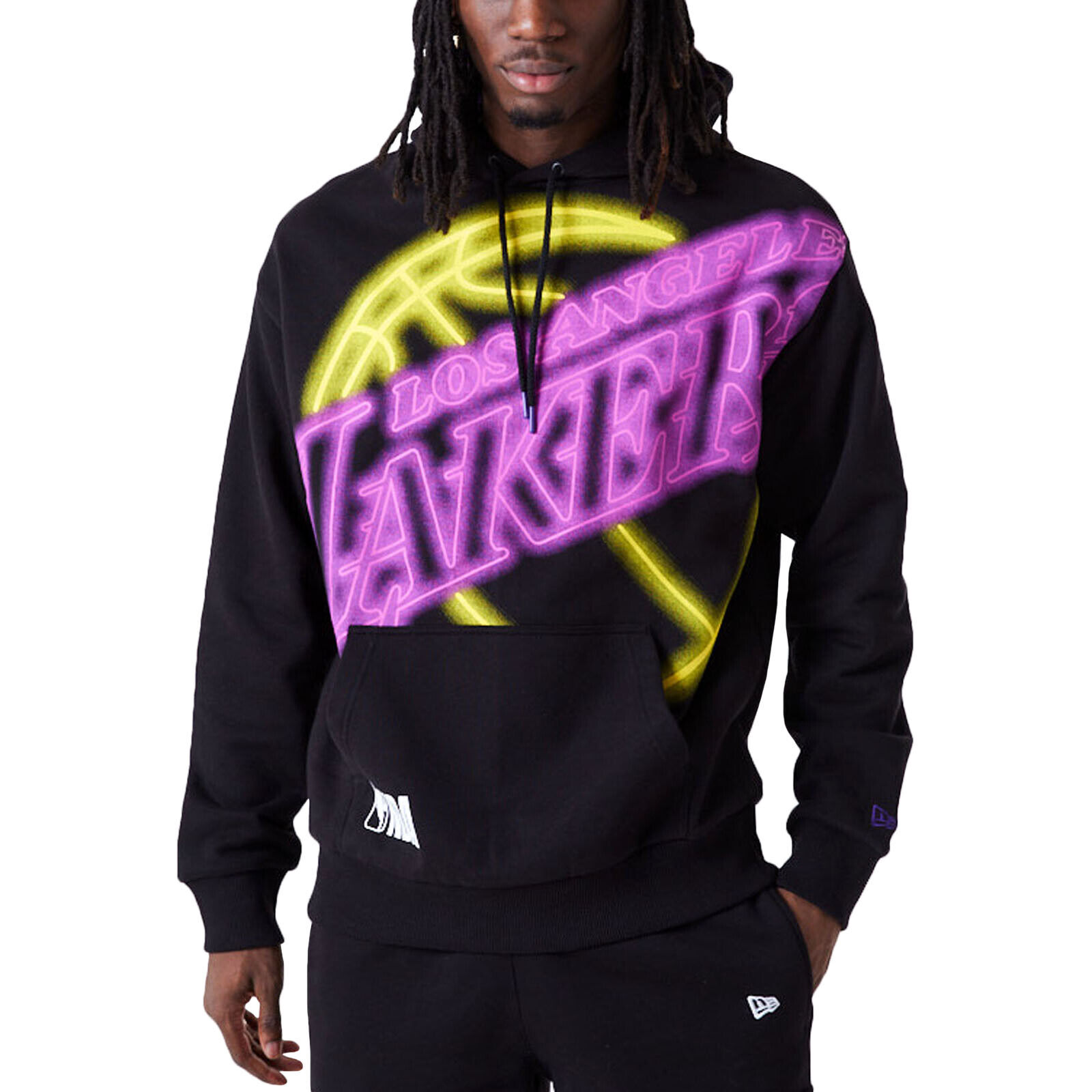 New Era Top 6 Los Angeles Lakers HD Hoodie (heather gray)