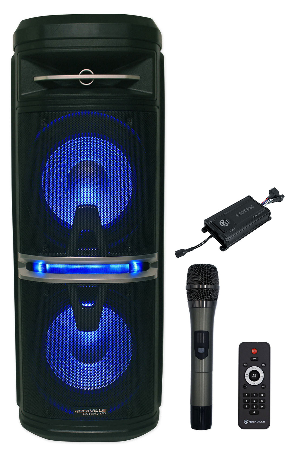 Memphis Audio MX8004 800 Вт RMS 4-канальный усилитель UTV для квадроциклов Динамик для домашней вечеринки