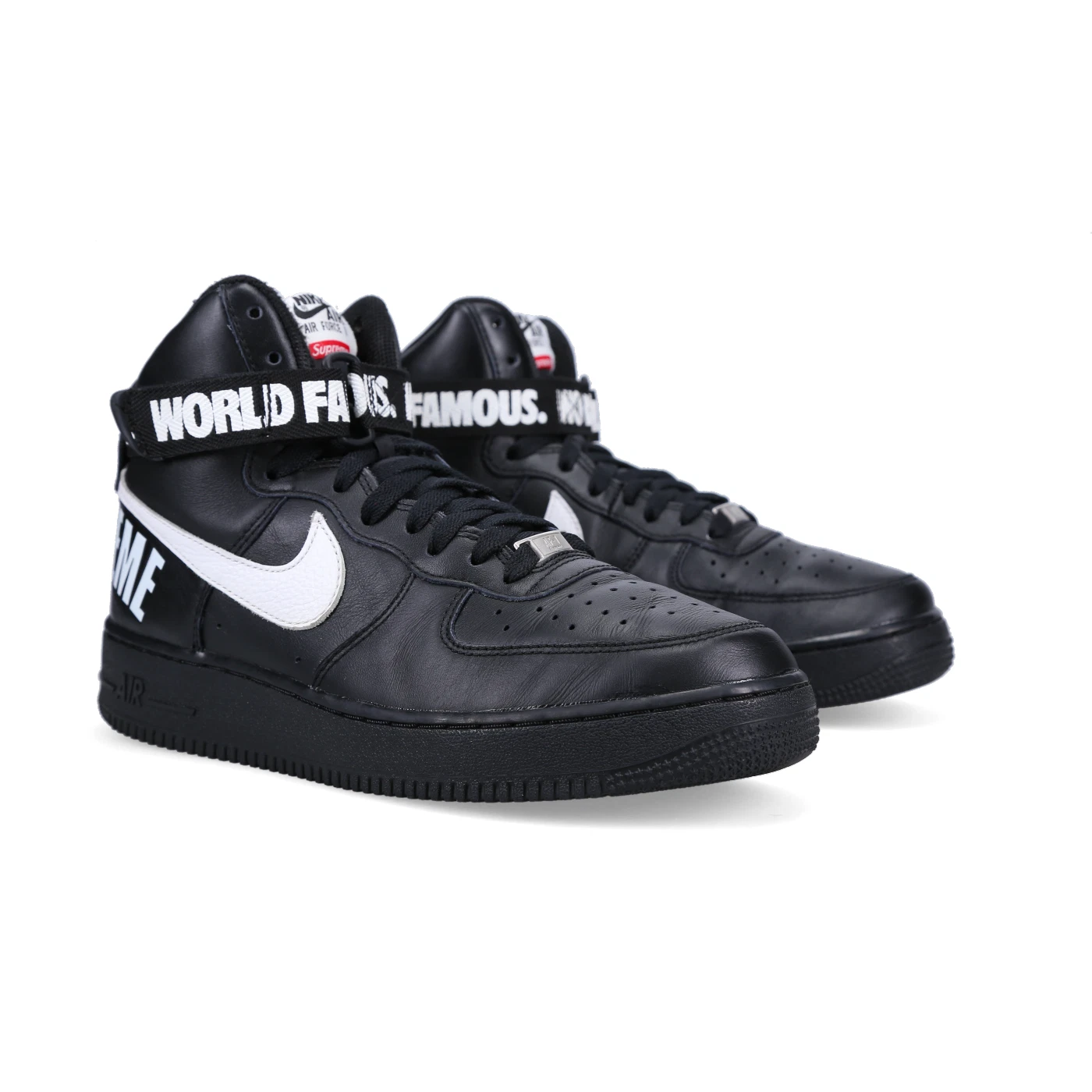 Occasion   9M/10,5W Supreme X Nike Air Force 1 High SP « Noir » 698696 010