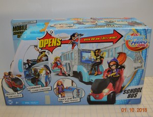 dc superhero girls bus