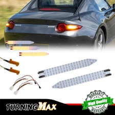 Sequential Amber LED Rear Turn Signal Light Kit For 2016-up Mazda Miata MX-5 ND