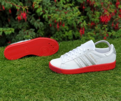 adidas forest hills white red
