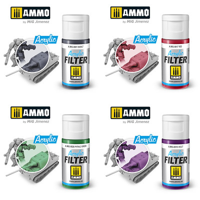 Munition von Mig Acrylfilterflaschen (Einzelne alle Farben)