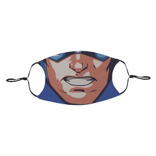 Kids Superhero Video Game Adjustable Super Hero Face Mask with Filter - Picture 13 of 51