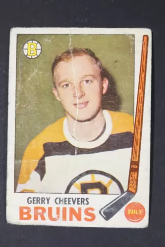 O-Pee-Chee 1969-70 #22 Boston Bruins GERRY CHEEVERS Card !! #c-676