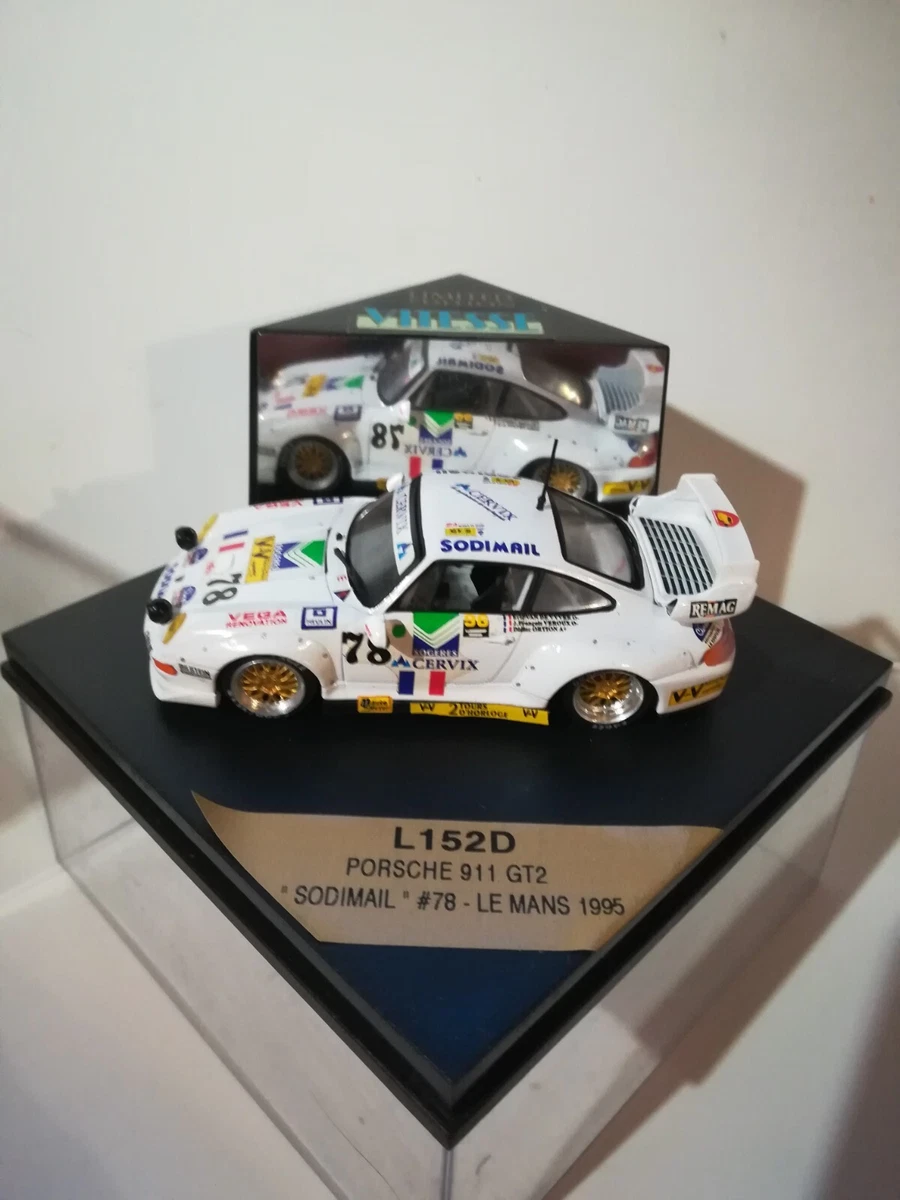 PORSCHE 911 GT2 N°76 LE MANS 1996 VITESSE L167F 1:43 de reference L