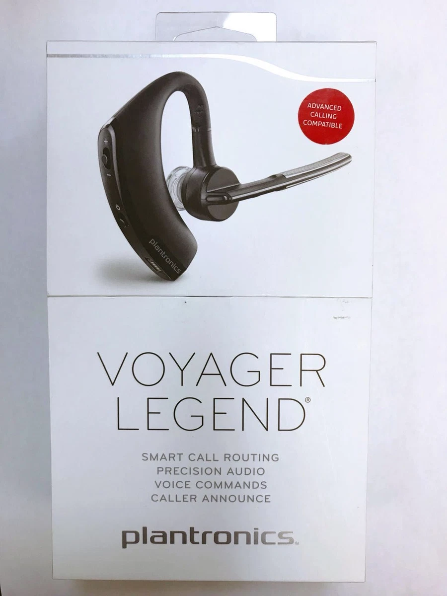 Plantronics Voyager Legend Bluetooth Headset w Voice Command Black Retail