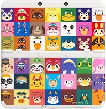 New Nintendo 3DS Kisekae Plate Pack Animal Crossing JP
