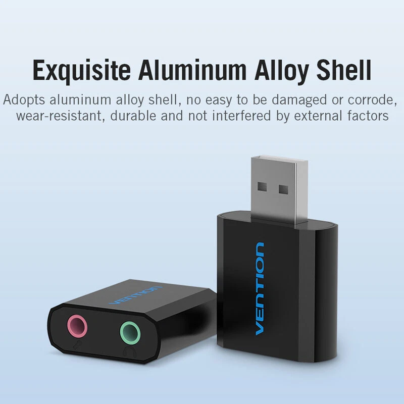 USB To 3.5mm AUX Adapter Cable Headphone Sound Audio Earphone Converter External - Image 2 of 4