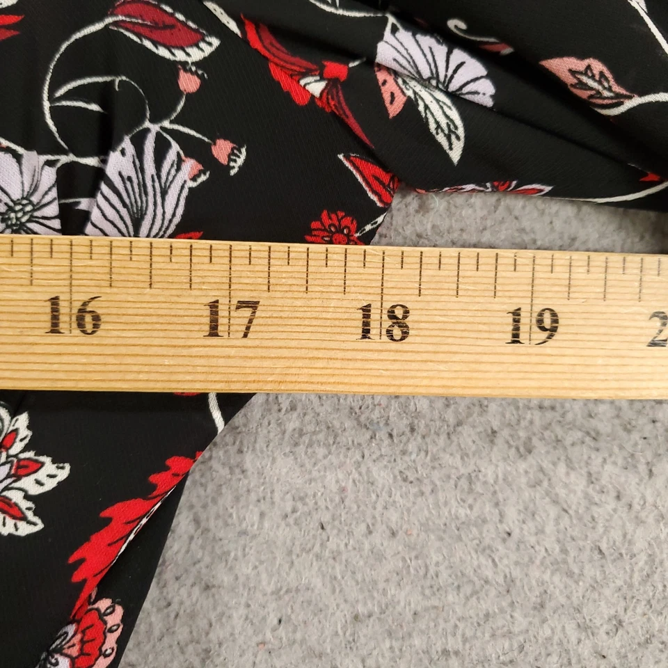 Womens Boho Dress Size 10 Floral Boho Whimsy Lined Long Sleeve Banana Republic - Image 4 of 4